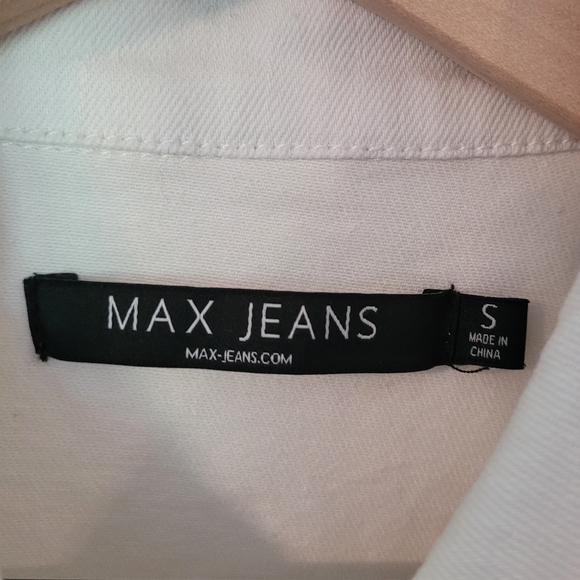 Max Jeans Sleeveless Vest Raw Jem Size Small - Picture 3 of 6